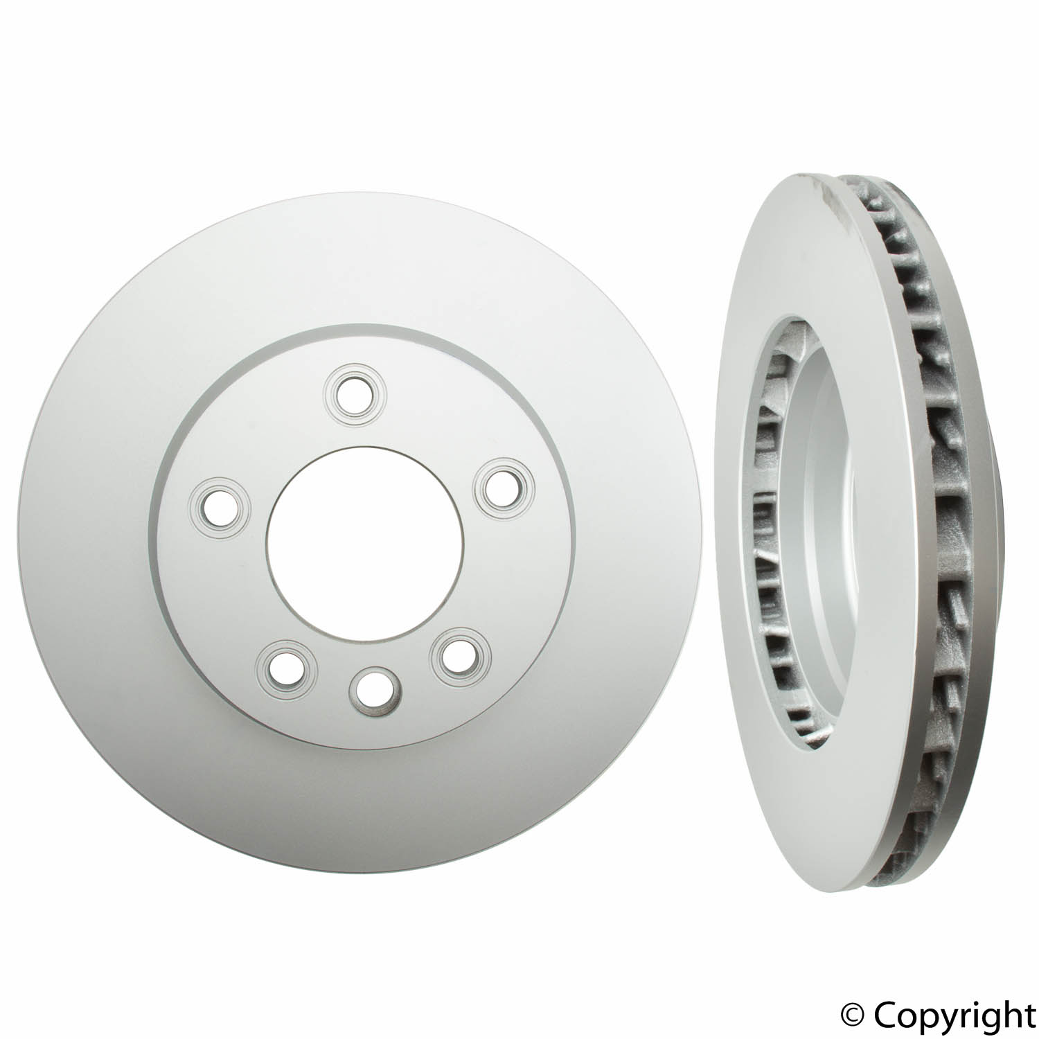Porsche Brake Rotors ATE Coated Front Right