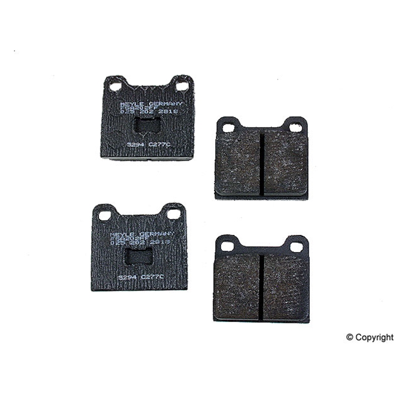 Porsche Brake Pads Meyle Semi Metallic Rear