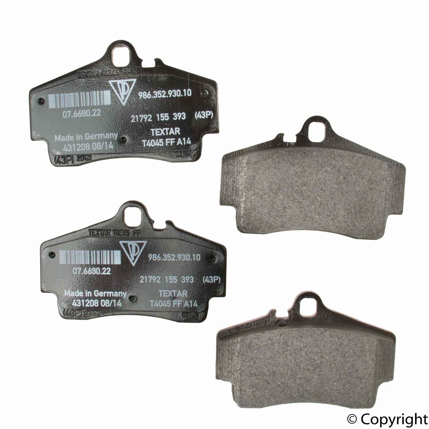 Porsche Disc Brake Pad - Genuine