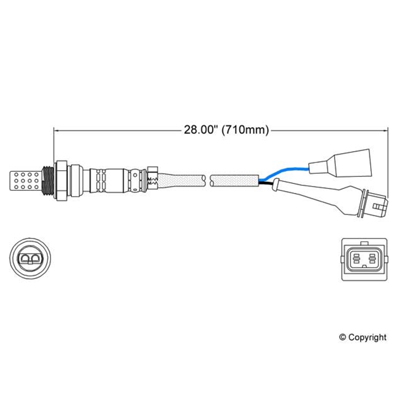 Porsche Oxygen Sensor - Walker