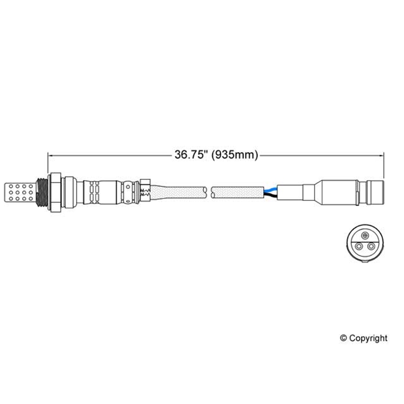 Porsche Oxygen Sensor - Walker