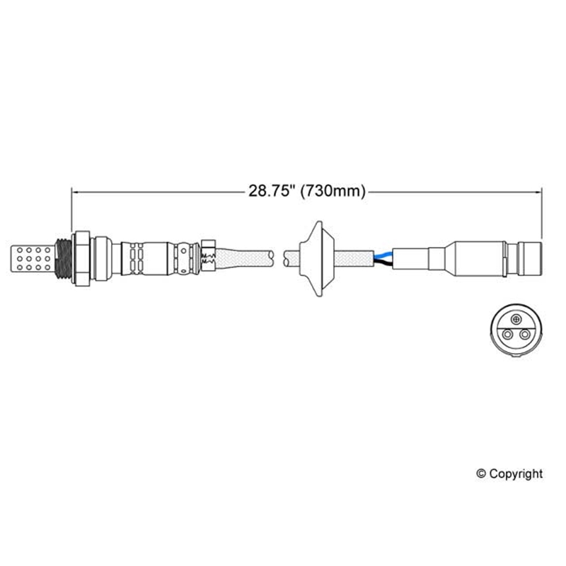 Porsche Oxygen Sensor - Walker