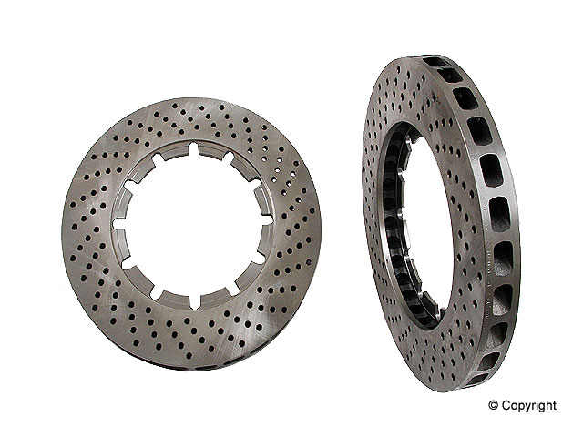 Porsche 911 Turbo Floating Brake Rotor Front Right