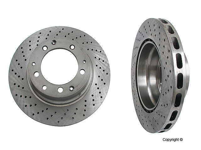 Porsche 911 Turbo 930 78-89 Brake Rotor Rear Left