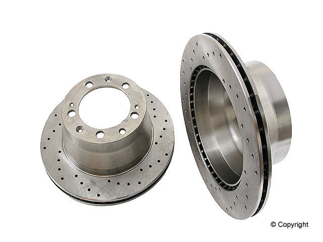 Porsche Cross Drilled Brake Rotor Rear - Zimmerman