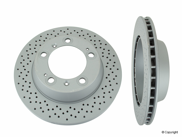 Porsche Boxster S Brake Rotor Disc Rear Zimmermann 