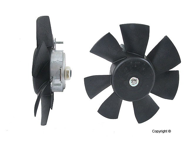 Porsche A/C Condenser Fan Motor - Bosch