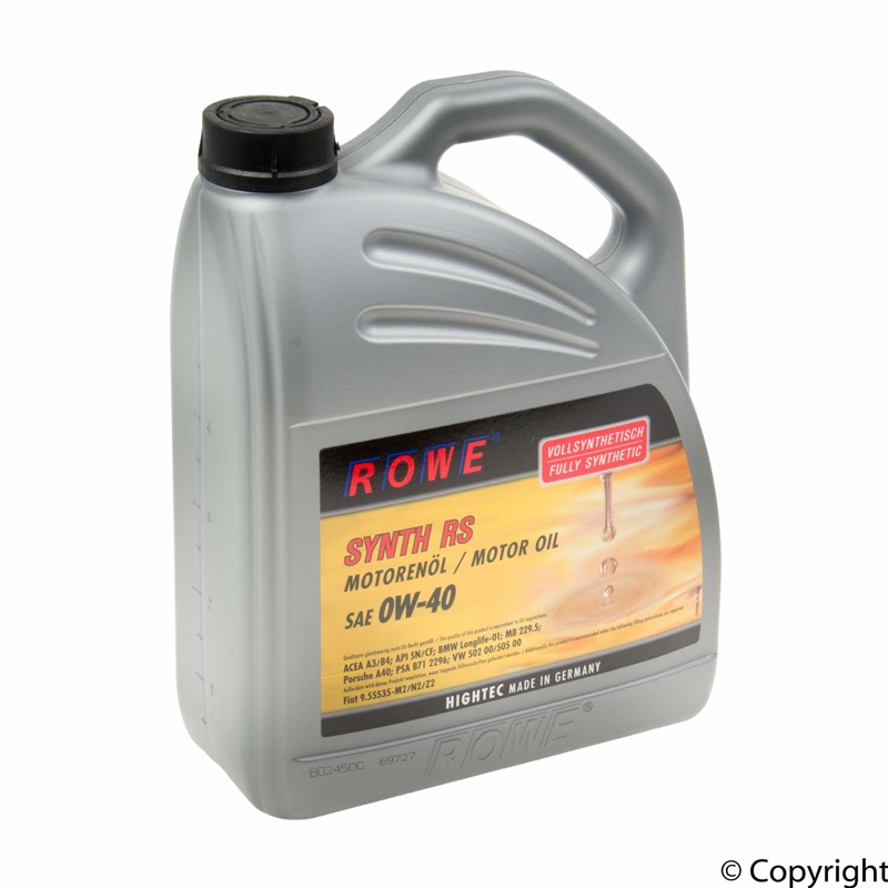 Porsche Engine Oil Rowe