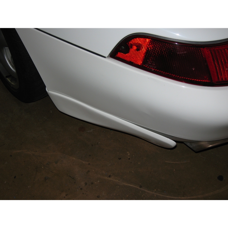 Porsche Rear Bumper Side Skirt Set -- Unpainted