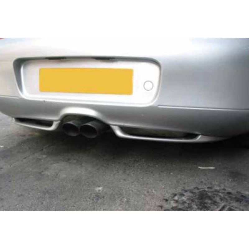 Porsche Boxster 2 PC Rear Bumper Diffuser - Painted (986 / 1997-2001)