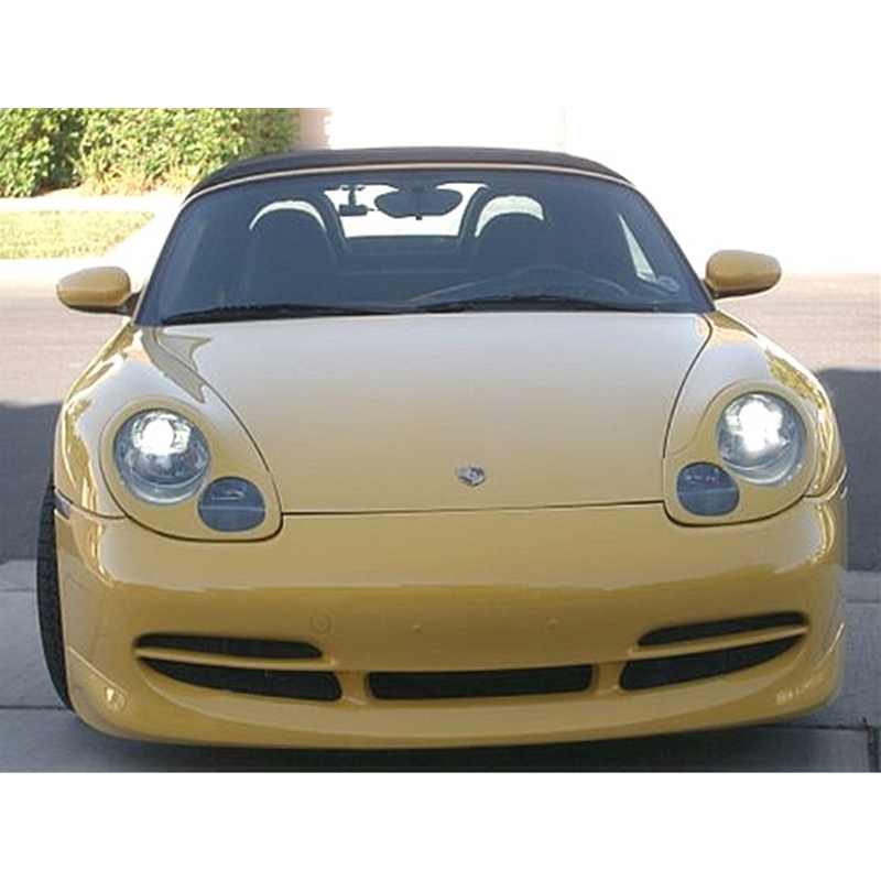 Porsche 996 Headlight Cover Set - no washer hole - Painted - Coupe Only