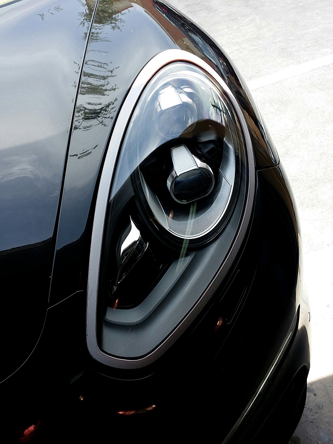 Porsche Panamera Headlight Covers - Carbon Fiber