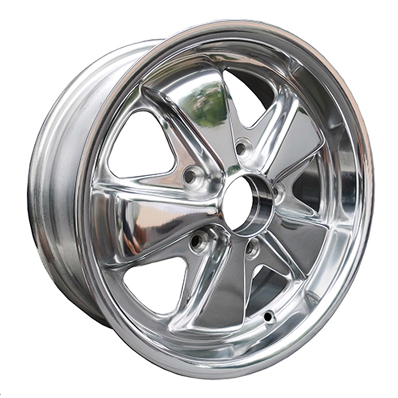 Porsche Fuchs  Fully Polished - 6x15 - 356 C/SC, 911 -1989, 914/6 - Maxilite