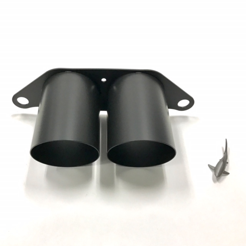Porsche 991 GT3 100mm Exhaust tip (black)
