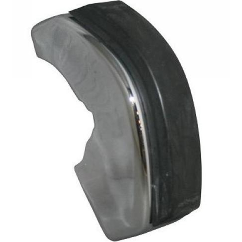 Porsche Front Bumperette Guard -  Narrow .5" (Half Inch)  Rubber - Left
