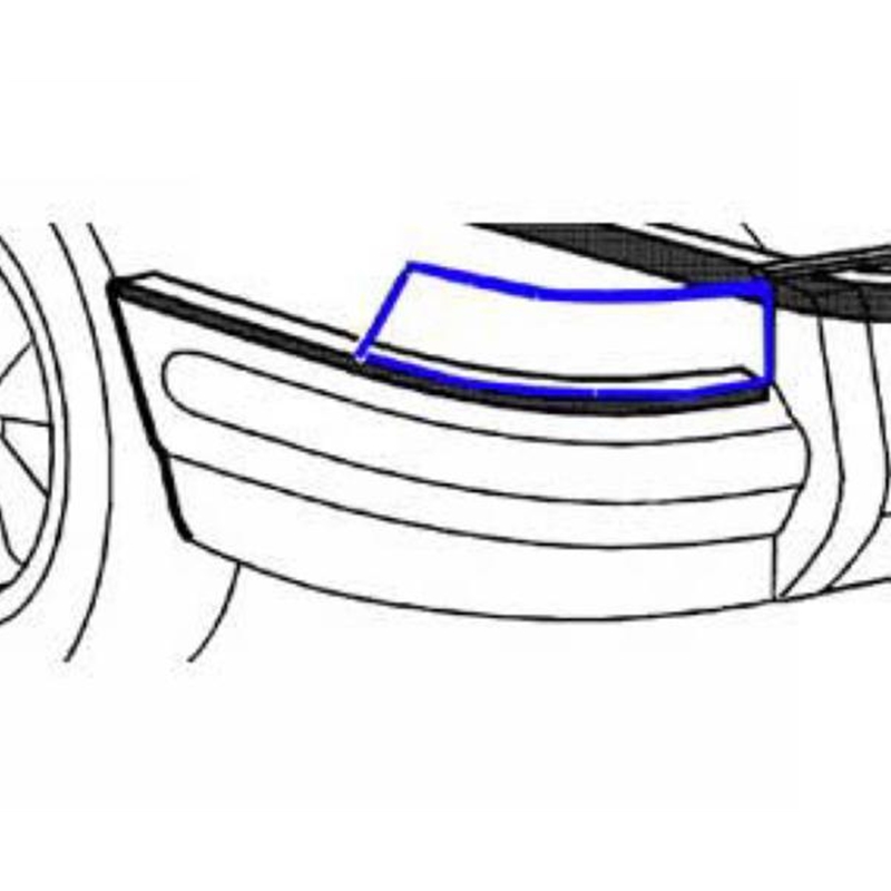 Porsche Tail Light Seal - Left