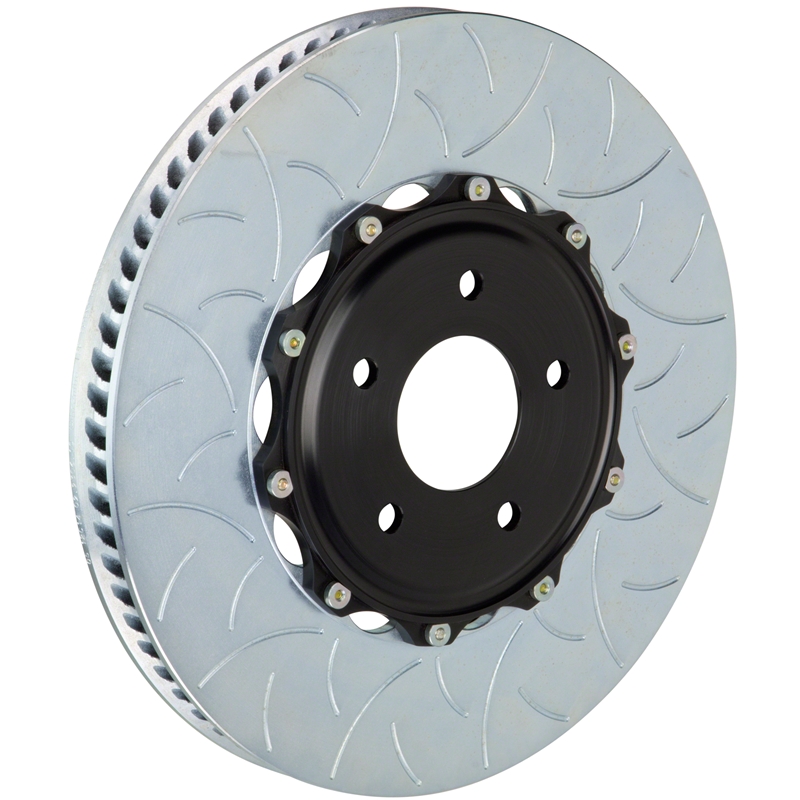 Porsche Brembo 350x34 2-Piece Slotted Type-3 Front Brake Rotor / Disc Set