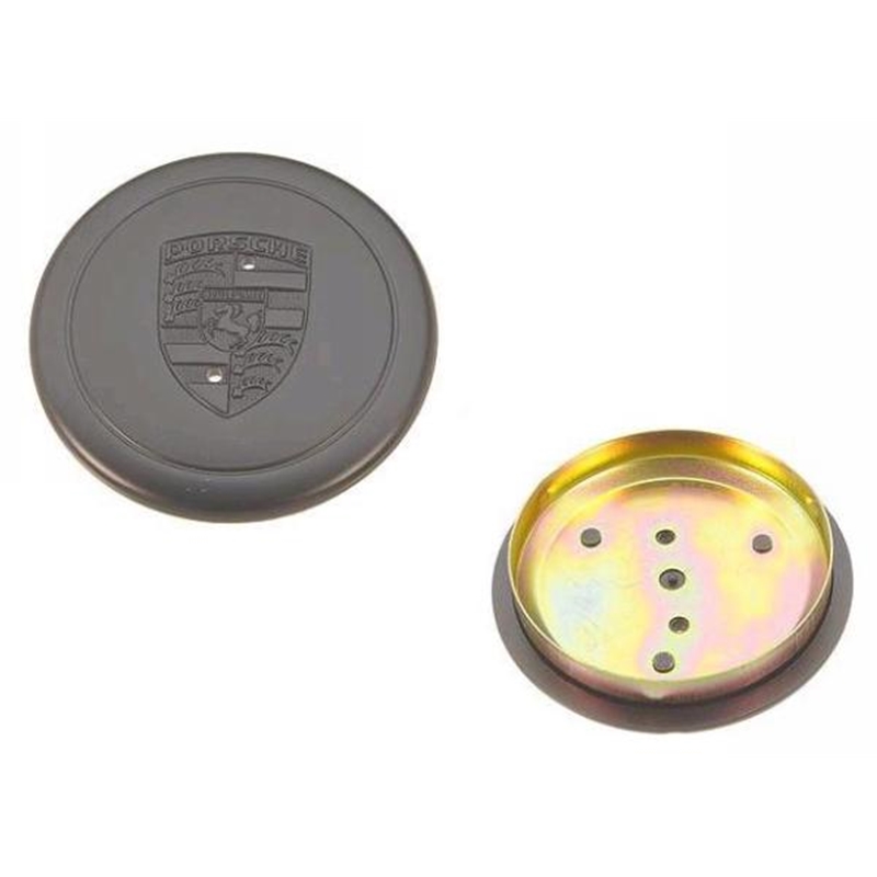 Porsche Wheel Center Cap - Black Original