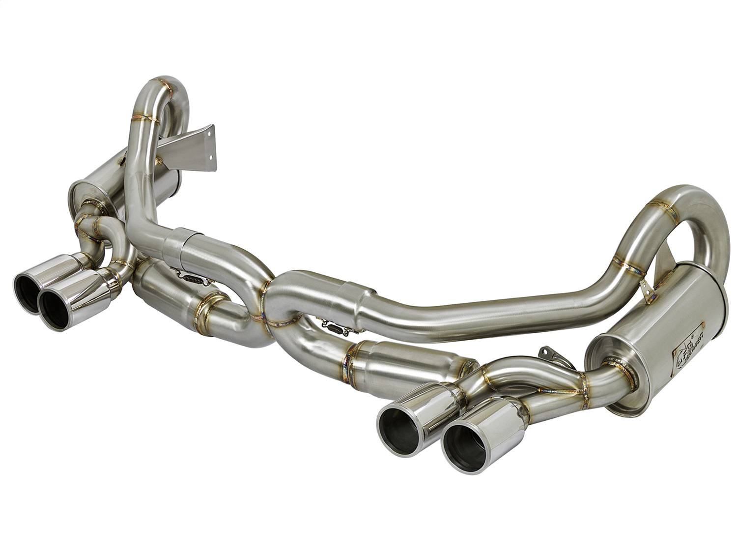 Porsche MACH Force-Xp 2-1/2 in 304 Stainless Steel Cat-Back Exhaust w/Polished Tips