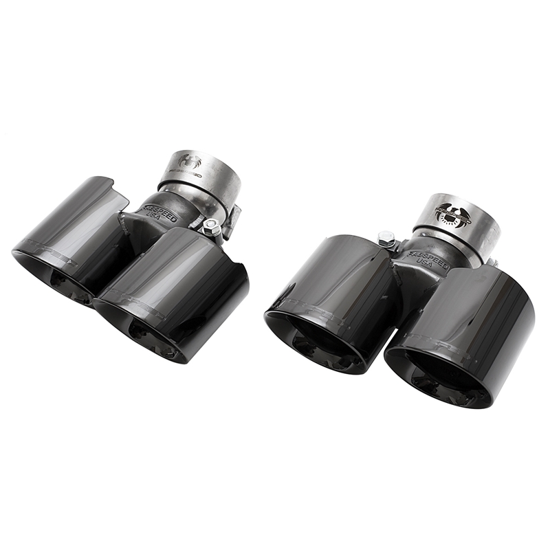 Porsche 991.2 Carrera Deluxe Quad Tips - Black Ceramic
