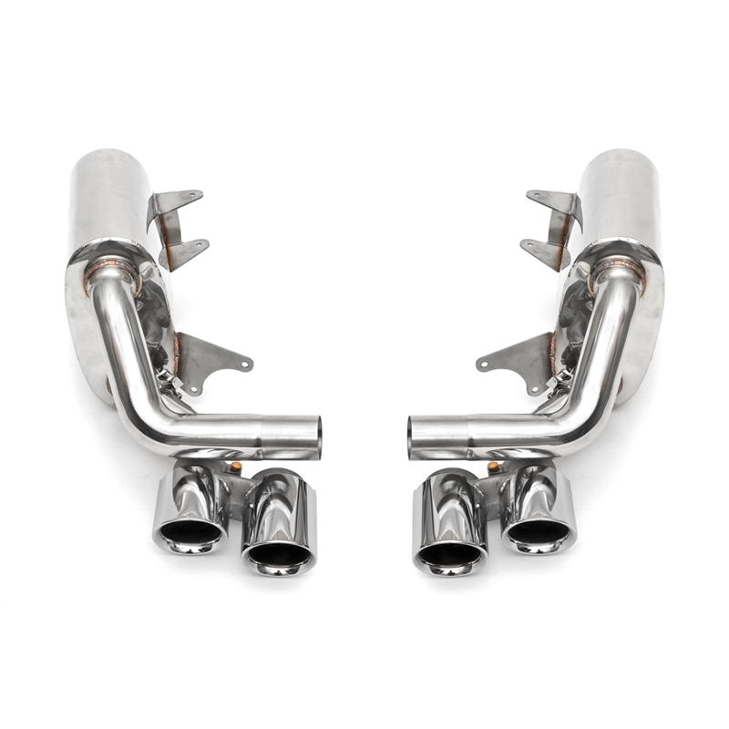 Porsche 991 Carrera Maxflo Performance Side Exhaust System w/ 3.4L Non-S / Non-PSE Tips - Polished Chrome