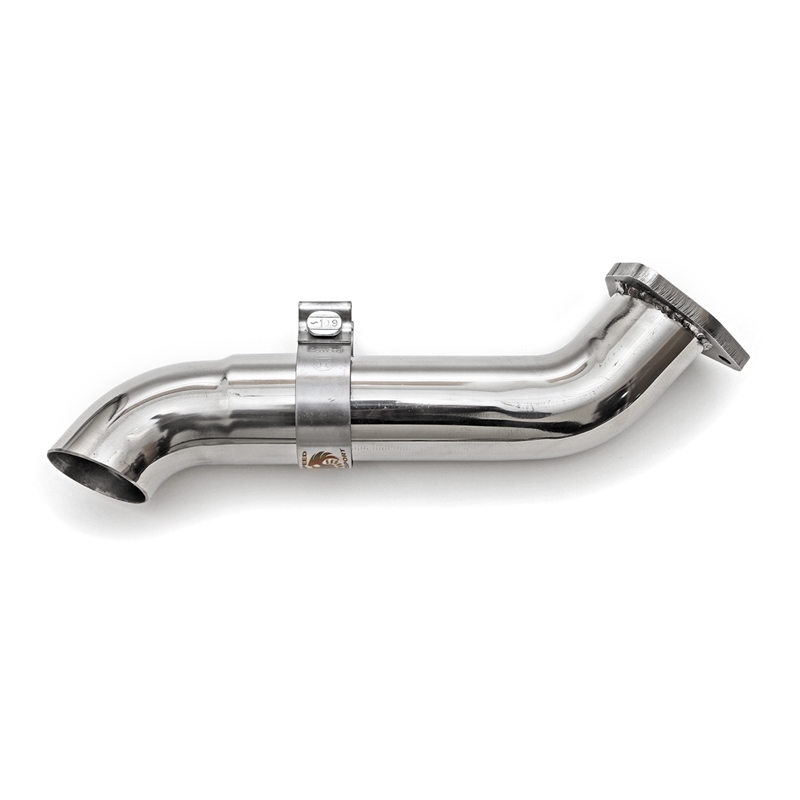 Porsche 911 Carrera Muffler Bypass Pipe with turndown (Gaskets Included)