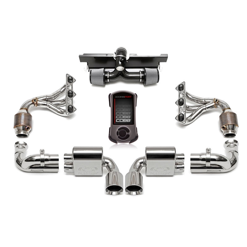 Porsche 997 GT3RS Sport Performance Package with ECU w/ Tips - Polished Chrome