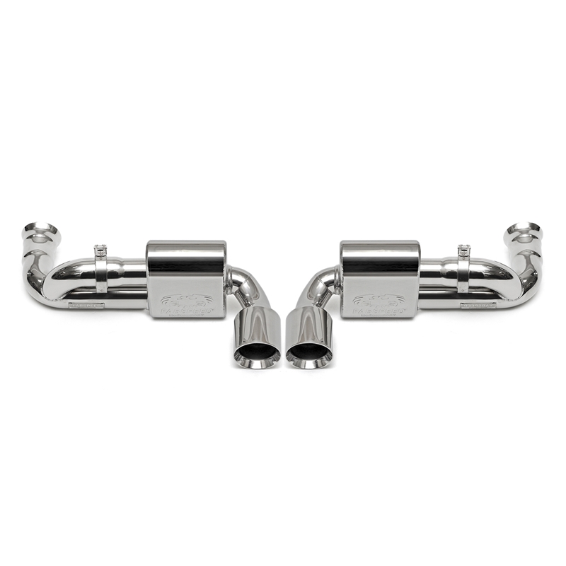 Porsche 997 GT3 Race Exhaust Systen w/ Tips - Black