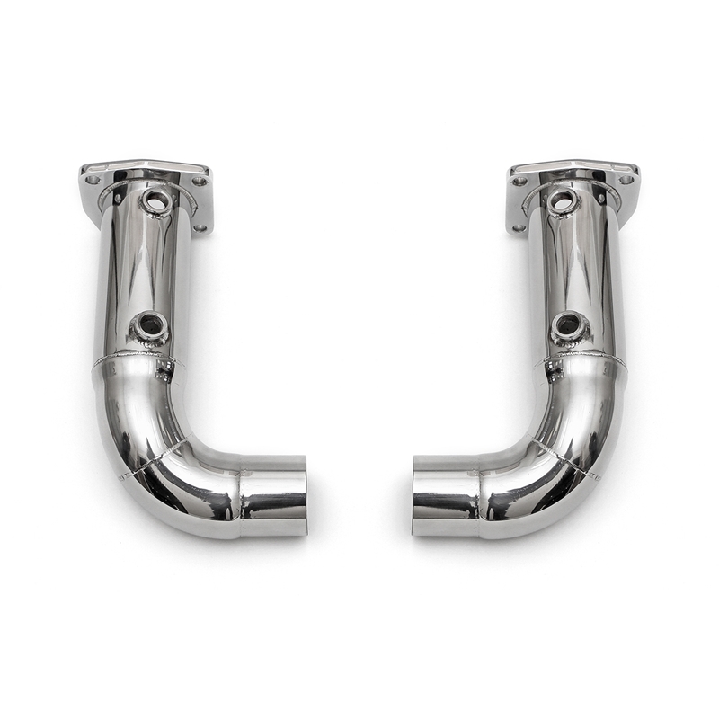 Porsche 997.2 Turbo Catbypass Pipes (Direct replacement. Works with factory muffler)