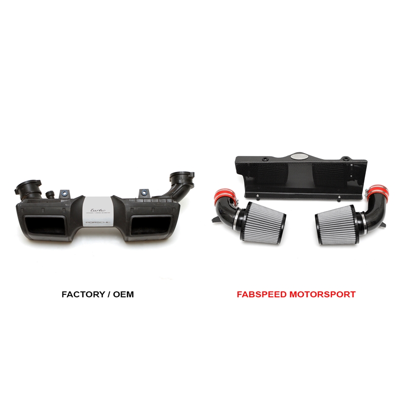 Porsche 997 Turbo Carbon Fiber Competition Air Intake System