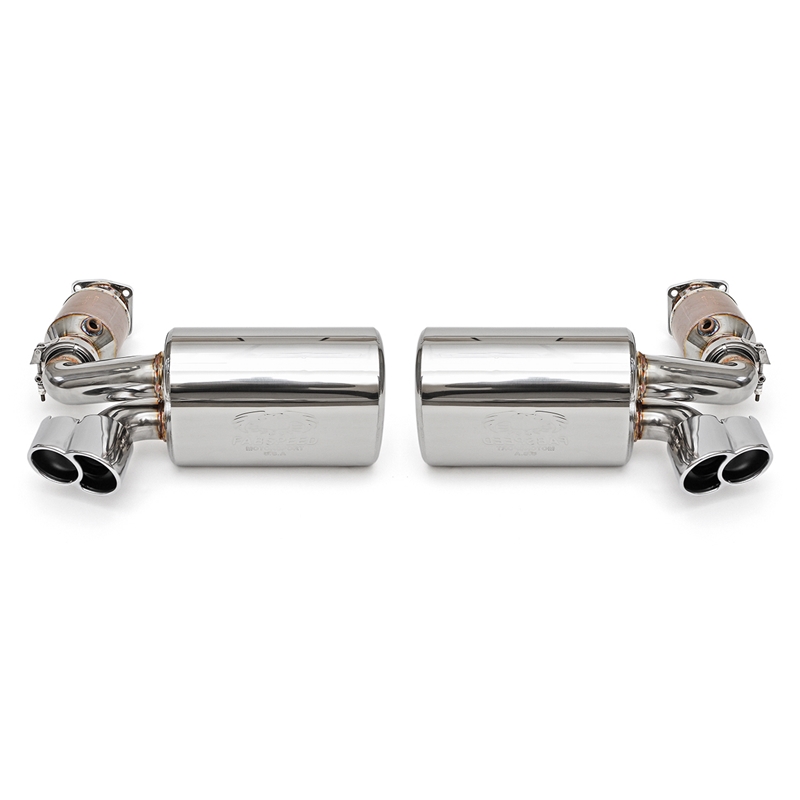 Porsche 996 Turbo Maxflo Performance Exhaust System incl. Sport Cats (Sport) w/ Tips - X-50