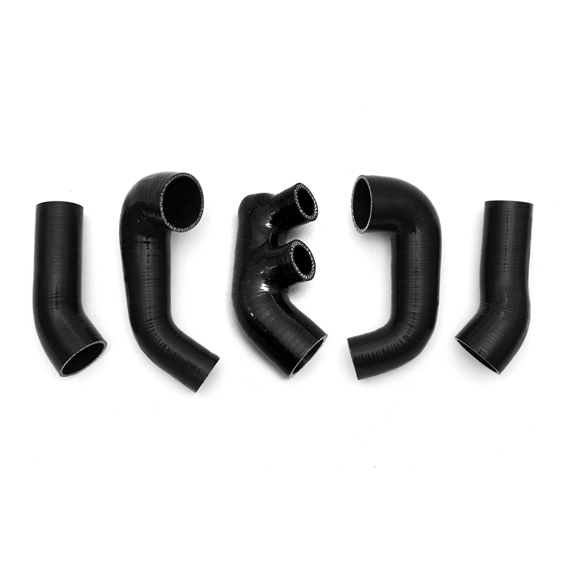 Porsche 996 Turbo Silicone Boost Hose Kit. Black Color EVO