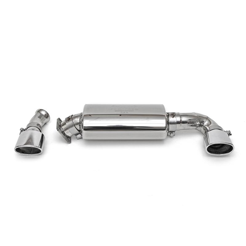 Porsche 964 Turbo 965 Maxflo Performance Exhaust w/ Tips - Polished Chrome