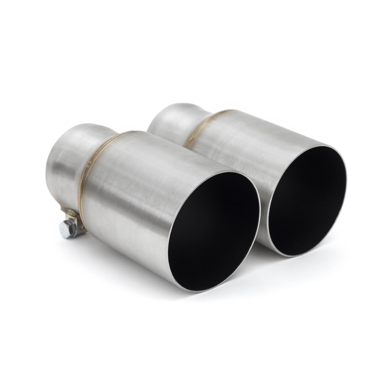 Porsche 718 Boxster/Cayman Streetsport Catback Exhaust System - Brushed Single Wall Stainless Steel Tips