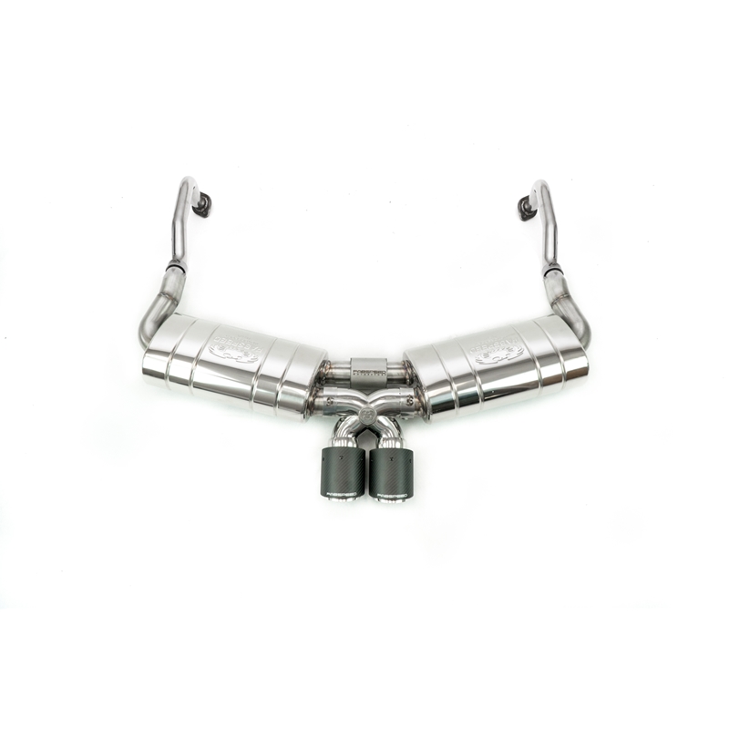 Porsche 981 Boxster/Cayman Maxflo Performance Exhaust System w/ Tips - Black Chrome