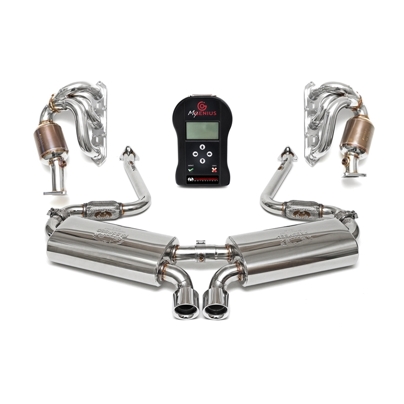 Porsche 986 Boxster Performance Package without ECU (2000-2004) w/ Tips - Polished Chrome