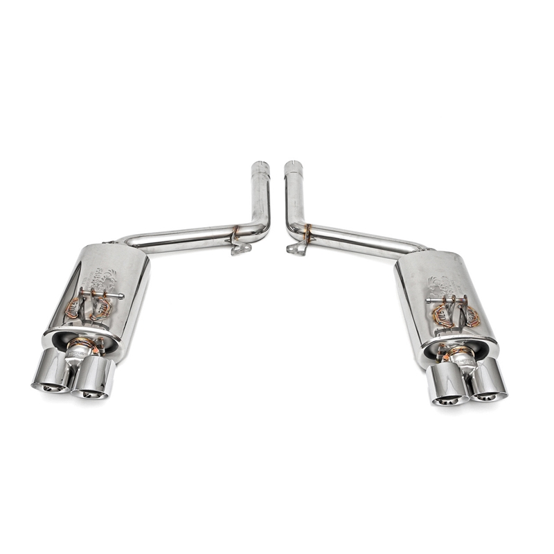 Porsche 970 Panamera V6 Maxflo Performance Exhaust System w/ Tips - Black Chrome