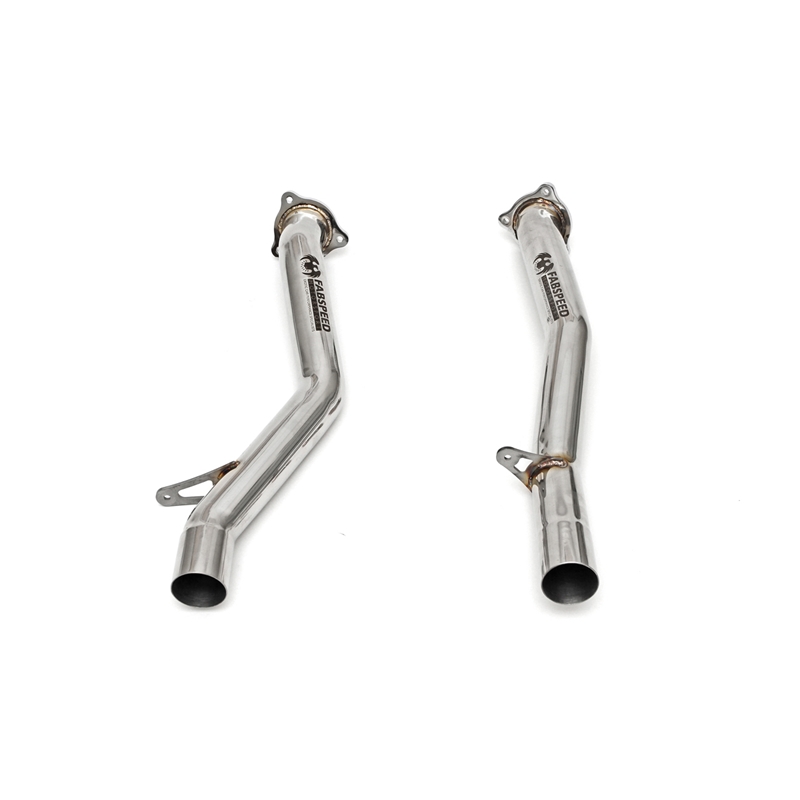 Porsche 958 Cayenne Turbo Secondary Catbypass Pipes