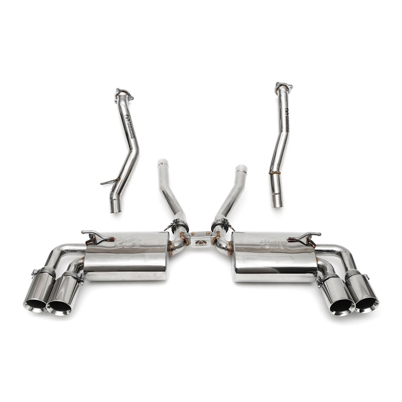 Porsche 958 Cayenne S/GTS Sport Performance Package w/ Tips - Polished Chrome