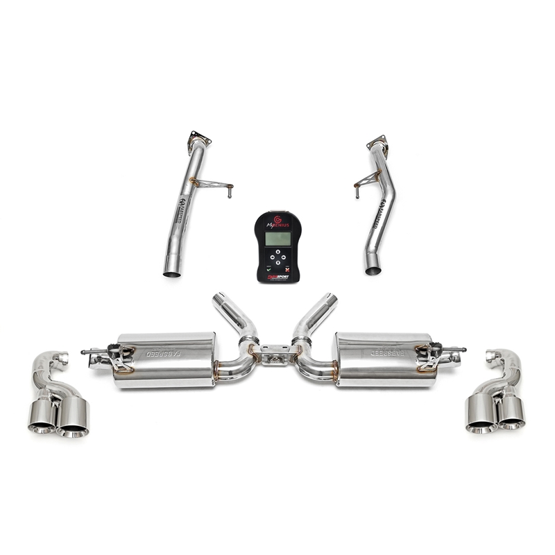 Porsche 957 Cayenne S/GTS Sport Performance Package without ECU w/ Tips - Polished Chrome