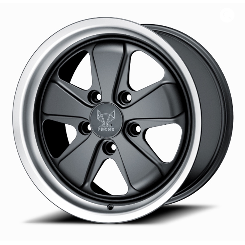 Porsche Fuchs Wheel Rim Black 18" x 10" - Rear
