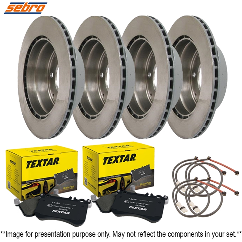 Brake Rotor, Pads & Sensors Set - Front & Rear*