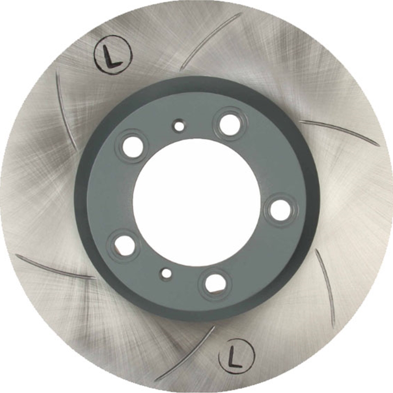 Porsche Front Left Brake Disc Rotor - Sport Slotted
