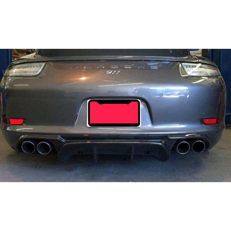 Porsche V-Sport Rear Diffuser Carbon Fiber  (2012-2016 Non-Turbo)