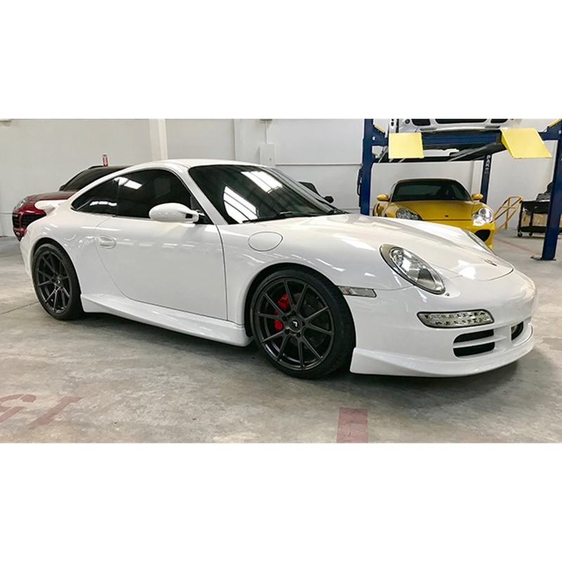 Porsche 997.1 Aero Kit (Front Urethane Spoiler, Side Skirts, choice of GT3 Base w/ GT2 Blade or Type 3 Bolt on Wing) (2005-2008 Non-Turbo)