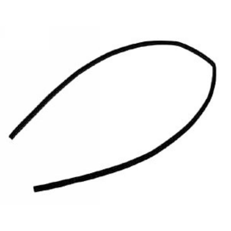 Porsche Velvet Upper Door Felt Seal Right - Coupe