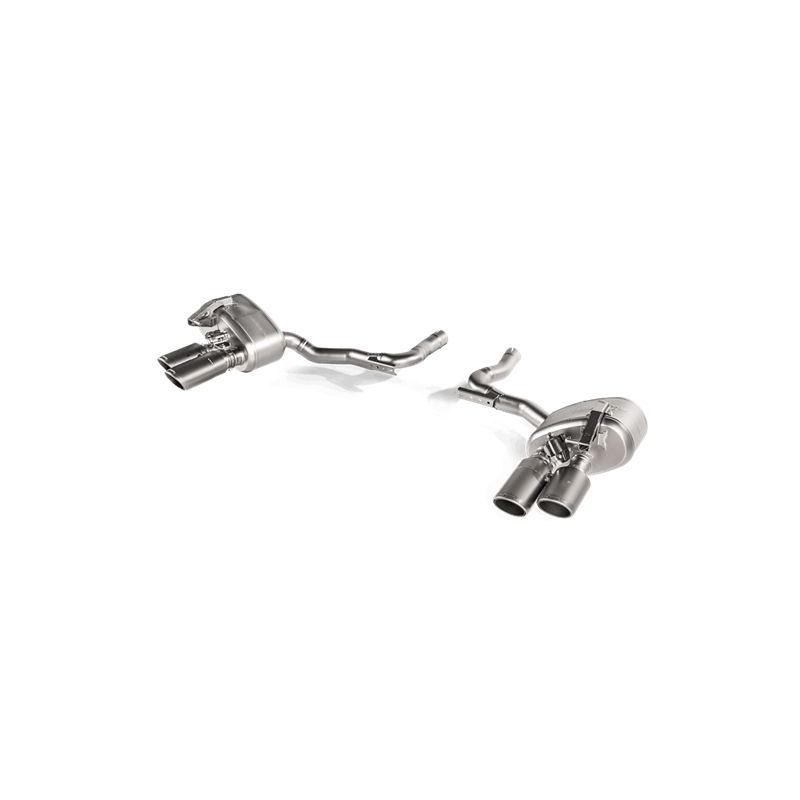 Porsche Panamera 4S Slip-On Line Exhaust Muffler Set (Titanium)