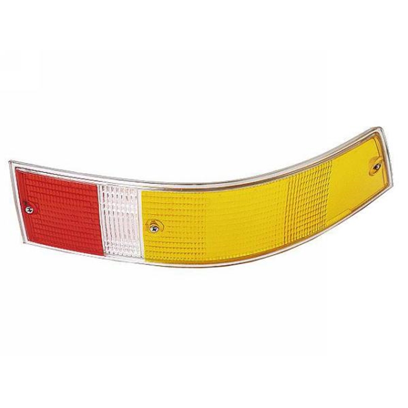 Porsche Tail Light Lens  Right Euro Silver Trim