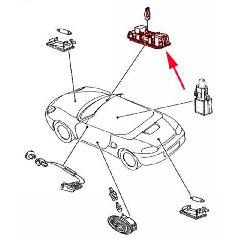 Porsche Interior Light