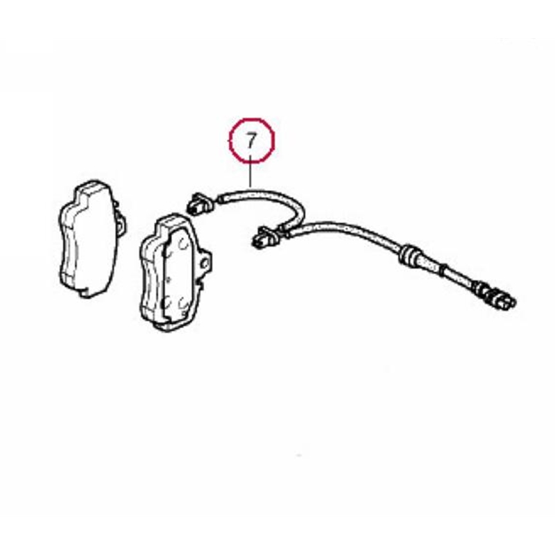 Porsche Brake Wear Sensor - Front Right